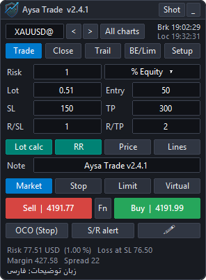 The panel and the Trade page